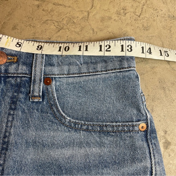 Madewell The Perfect Jean Short MC647 Women’s Blue Jean Shorts Sz 25 - Picture 4 of 12